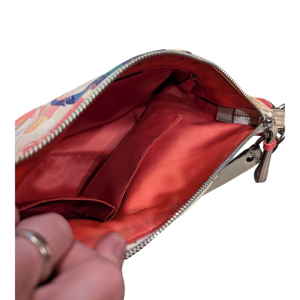 Coach Poppy Stamped C Hippie Shoulder Bag - Picture 10 of 12